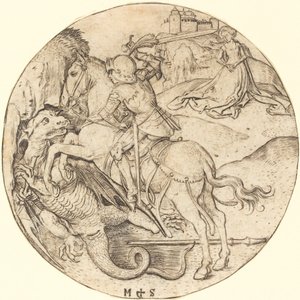 Szent György és a sárkány alkotó: Martin Schongauer