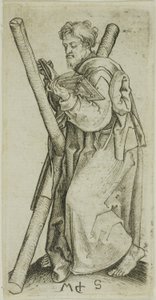 Szent András, az Apostolok közül alkotó: Martin Schongauer