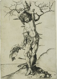 Szent Sebestyén alkotó: Martin Schongauer