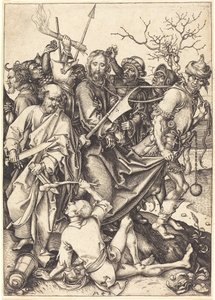 Krisztus árulása és elfogása alkotó: Martin Schongauer