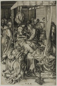 A Szűz halála alkotó: Martin Schongauer