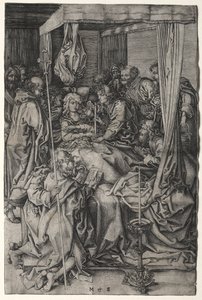 A Szűz halála alkotó: Martin Schongauer