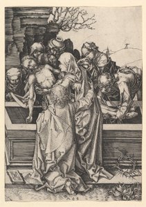 Krisztus síremléke, kb. 1435-1491. alkotó: Martin Schongauer