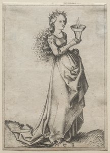 Az Első Bölcs Szűz alkotó: Martin Schongauer