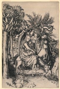 Repülés Egyiptomba alkotó: Martin Schongauer