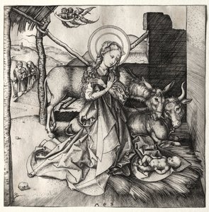 Krisztus élete: a születés alkotó: Martin Schongauer