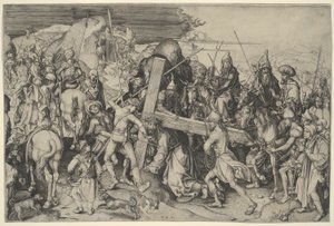 Az út a Golgotára alkotó: Martin Schongauer