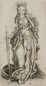 A kis Szent Katalin alkotó: Martin Schongauer