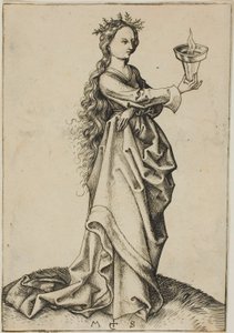 A harmadik bölcs szűz alkotó: Martin Schongauer