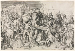 A kereszt hordása. alkotó: Martin Schongauer