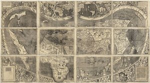 Világtérkép Universalis Cosmographia, 1507