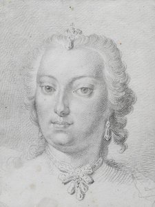 Martin van Meyten Mária Terézia 1741-es rajza Martin van Meyten Mária Terézia 1741-es rajza