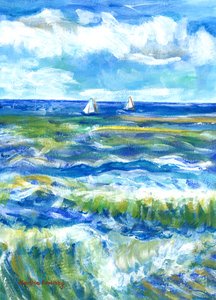 Saintes-Maries-de-la-Mer (Tisztelet Vincent van Gogh előtt)