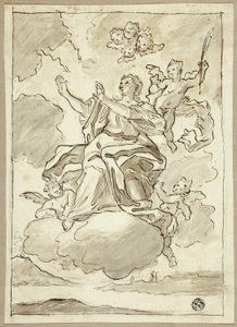 Női szent mennybemenetele alkotó: Martino Altomonte