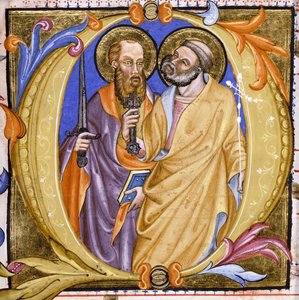Szent Péter és Pál, 1400 körül alkotó: Martino de Bartolomeo