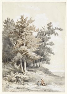 Erdőszegély figurákkal alkotó: Martinus Antonius Kuytenbrouwer jr.