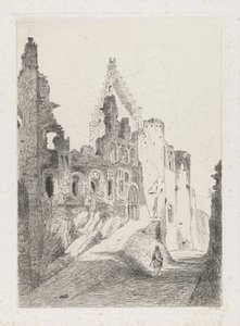 A Vianden vár romjai