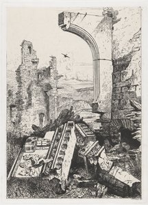 A Bourscheid-kastély romjai