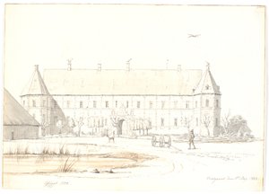 A voergaardi kúria alkotó: Martinus Rørbye