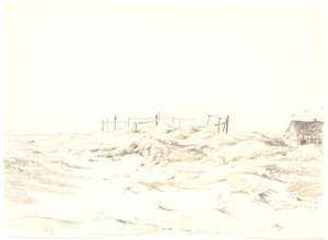 Dűnés táj, Skagen alkotó: Martinus Rørbye