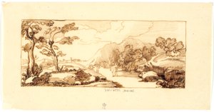 Landschaft mit biblischem Motiv