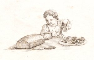 Illusztráció a "Félszáz mese gyerekeknek" című könyvéhez, Hey alkotó: Martinus Rørbye