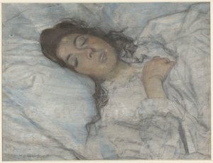 Alvó nő alkotó: Martinus van Andringa (signed by artist)