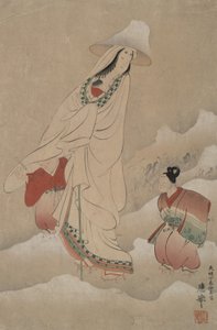 Lady Shizuka és gyermekei alkotó: Maruyama Okyo