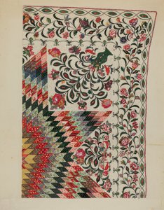 Patchwork és rátétes paplan