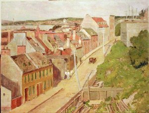 Quebec (olaj a művésztáblára) alkotó: Mary Bradish Titcomb