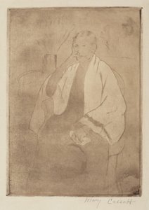 A művész anyjának portréja alkotó: Mary Cassatt