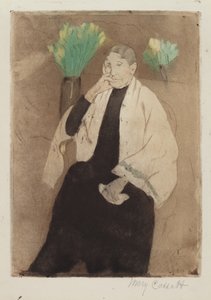A művész anyjának portréja alkotó: Mary Cassatt