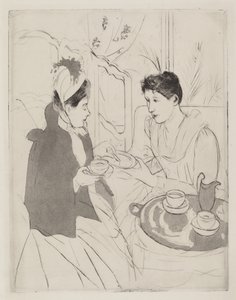 Délutáni Tea Party alkotó: Mary Cassatt