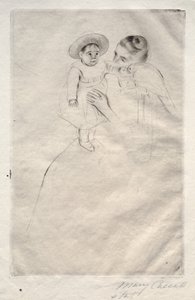 Septeuil-i Hélène, c. 1891. alkotó: Mary Cassatt