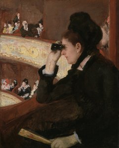 A Loge -ban alkotó: Mary Cassatt