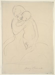 Anyai simogatás, 1921 alkotó: Mary Cassatt