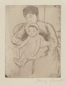 Bill felkészítése egy kirándulásra alkotó: Mary Cassatt