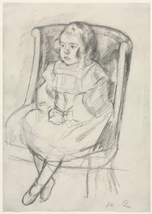Simone Seated, c. 1903. alkotó: Mary Cassatt