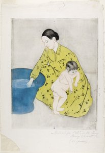 A fürdő, 1890-91 alkotó: Mary Cassatt
