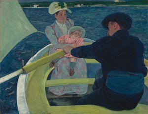 A hajós társaság alkotó: Mary Cassatt