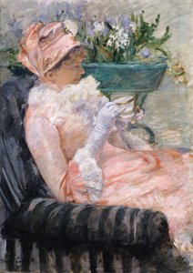 A csésze tea, 1880-1 alkotó: Mary Cassatt