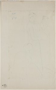 A szerelvény [verso], 18901891. alkotó: Mary Cassatt