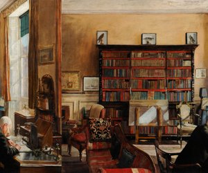 Belső tanulmány, 1937 körül (olaj, vászon) alkotó: Mary Dawson Elwell