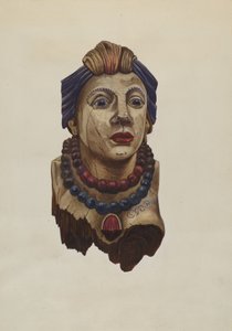 Indiai hercegnő figura, c. 1938.