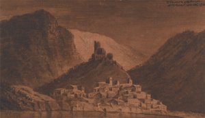Tournon Teinttel szemben a Rhone-on