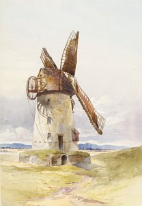 Lytham malom, 1845-55 körül (wc papíron) alkotó: Mary Harper