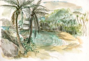 Beach, Tayrona, Kolumbia
