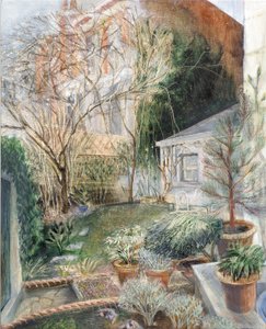 London Garden, 2002 (olaj, fedélzeten) alkotó: Mary Kuper