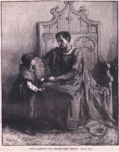 Róbert herceg fia Henrik király előtt 1106-ban