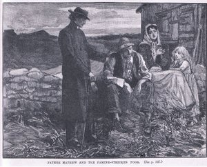 Máté atya és a szegényeket sújtó éhínség i.sz. 1845 alkotó: Mary L. Gow